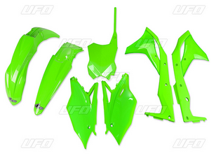 UFO Plastikkit NEON GRÜN Kawasaki KXF 450 2016-2017