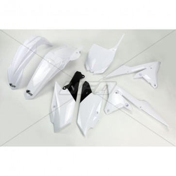 UFO Plastiksatz Weiß Yamaha YZF 250, 450 2014-2016