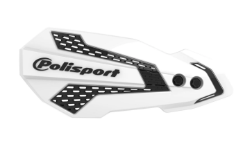Polisport MX Flow Handschützer Weiß Schwarz