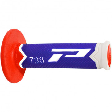 Progrip 788 Griffe Triple Density Weiß Blau Rot