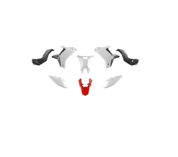 Plastik Kit Yamaha Tenerè 700 2025- Weiß Rot Schwarz