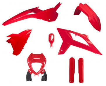 Racetech Plastik Kit Rot Beta RR 125, 200, 250, 300, 350, 390, 430, 480 2020-2022