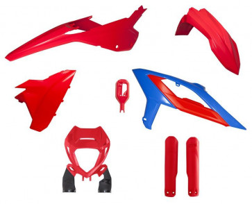 Racetech Full Plastik Kit Rot Blau Beta RR 125, 200, 250, 300, 350, 390, 430, 480 2023-