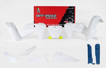 Racetech Full Plastik Kit OEM Weiß Husqvarna TC FC 125 250 350 450 2019-2022