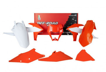 Rtech Plastik Kit mit Lampenmaske OEM 2023 für KTM EXC, EXC-F TPI 250, 300, 350, 450, 500 2020-2023