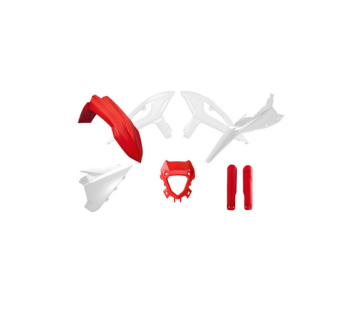 Racetech Full Plastik Kit Rot Weiß Beta RR 125, 200, 250, 300, 350, 390, 430, 480 2025-