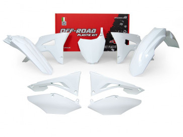 Racetech Plastik Kit Weiß Honda CRF 250R 2018-2021 / CRF 450R 2017-2020