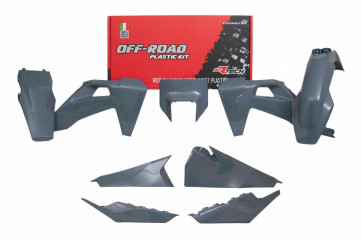 Husqvarna Plastik Kit mit Lampenmaske Grau TE, FE 125, 250, 300, 350, 450, 501 2020-2023