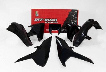 Husqvarna Plastik Kit mit Lampenmaske Schwarz TE, FE 125, 250, 300, 350, 450, 501 2017-2019