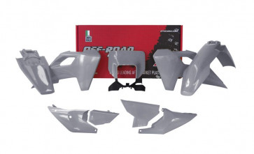 Rtech Plastik Kit mit Lampenmaske Grau für Husqvarna TE, FE 250, 300, 350, 450, 501 2024-
