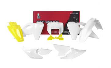 Rtech Plastik Kit mit Lampenmaske OEM für Husqvarna TE, FE 250, 300, 350, 450, 501 2024-