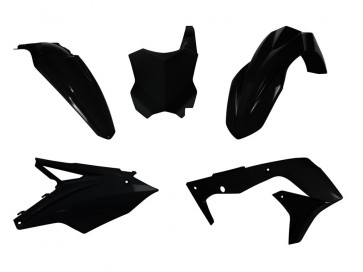 Racetech Plastik Kit Kawasaki KXF 450 2016-2018 Schwarz