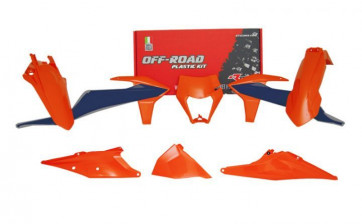 Rtech Plastik Kit mit Lampenmaske OEM 2022 für KTM EXC, EXC-F TPI 250, 300, 350, 450, 500 2020-2023