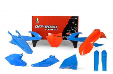 Racetech Plastik Kit Blau-Orange KTM SX 85 2018- 