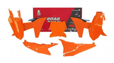 Racetech Plastik Kit Orange für KTM SX, SXF 125, 150, 250, 350, 450 2023-2024