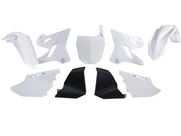 Restyle Plastik Kit Weiß Yamaha YZ 125, 250 2006-2014 (2015er Optik) 