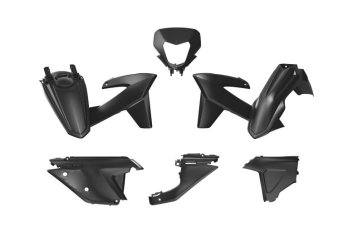 Racetech Plastik Kit Schwarz für Sherco SE, SEF 125, 250, 300, 350, 450, 500 2025- 