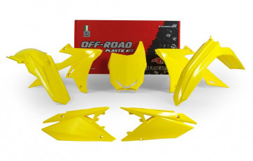 Racetech Plastik Kit Gelb Suzuki RMZ 450 2018- / 250 2019- 