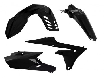 Plastik Kit Yamaha WRF 250 2015-2019 / 450 2016-2018 Schwarz