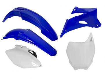 Plastik Kit Yamaha YZF 250, 450 2006-2009 Blau Weiß OEM