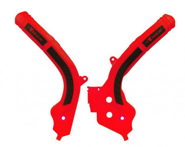 RTech Grip Rahmenschützer Rot Schwarz GasGas MC, EC 2021-2023