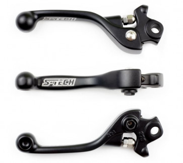 S-Tech Bremshebel Schwarz Honda CR 80, 85, 125, 250, 500 CRF 250, 450 2004-2006