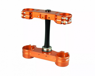 Scar Gabelbrücke KTM SX, EXC, SXF 125, 250, 300, 350, 450, 500 offset 22 Orange