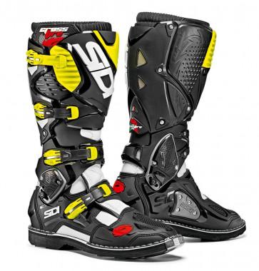 Sidi Crossfire 3 Stiefel Schwarz Gelb