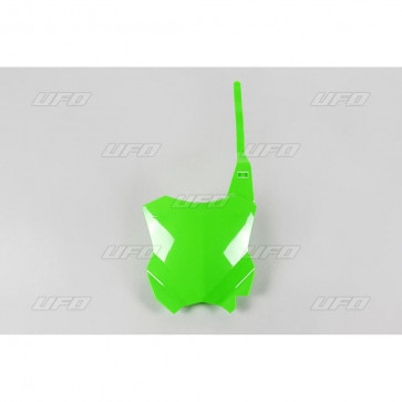 UFO Startnummerntafel Neongrün Kawasaki KXF 250 2017- / 450 2016- 