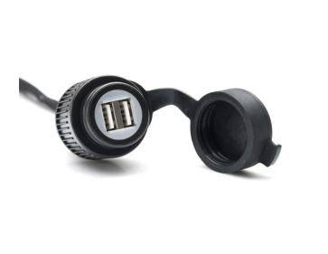 SW Motech doppelter USB Ladeanschluss mit Kabelbaum