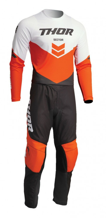 Thor Sector Chevron Combo - (Shirt + Hose) Orange Weiß