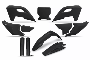 UFO Full Plastik-kit Schwarz Husqvarna TE, FE 150, 250, 300, 350, 450, 501 2024-