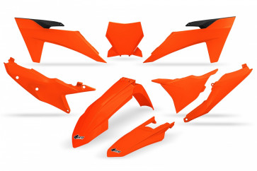UFO Full Plastik Kit Neonorange für KTM SX, SXF 125, 150, 250, 350, 450 2023-