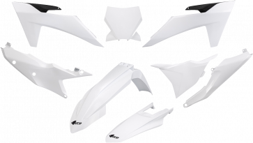 UFO Full Plastik Kit Weiß für KTM SX, SXF 125, 150, 250, 350, 450 2023-