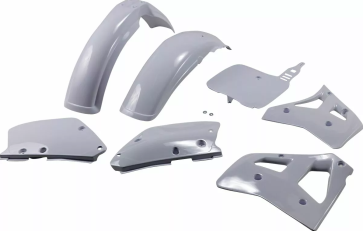 Plastik Kit OEM Weiß Yamaha YZ 125, 250 1990
