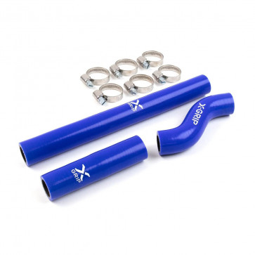 Kühlerschläuche Silikon ohne Thermostat KTM SX 250 2017-2018 / EXC TPI  2017-2019 Blau