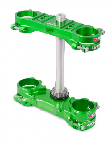 Xtrig ROCS Tech Gabelbrücke Kawasaki KXF 250 2021-/  450 2019- Grün