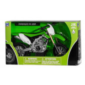 Kawasaki KXF-250 1:18 Druckguss Motocross MX Spielzeug Modell Rad Grün Neu 