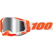 100% Racecraft 2 Orange Verspiegelt Silber