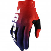 100% Ridefit Handschuhe Korp Blau Rot