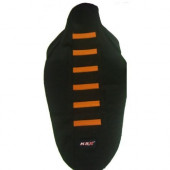 KSX Premium Sitzbankbezug Orange gestreift KTM SX SXF 2011-2015 EXC 2012-2016