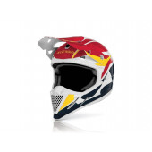 Acerbis Profile Helm Weiß Rot Gelb Größe XL