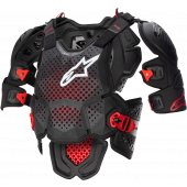 Alpinestars A-10 V2 Full Chest Protector Schwarz - Rot