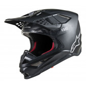 Alpinestars Helm SM8 Solid Schwarz