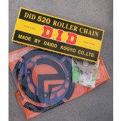 DID 428S 428NZ Kettenkit Blau KTM SX 85 / Husqvarna TC 85 / GasGas MC 85