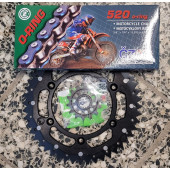 Dual O-Ring Kettenkit Schwarz Suzuki RM RMZ DRZ 125, 250, 450 