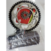Dual O-Ring Kettenkit Silber Husqvarna TC, FC, TE, FE 125, 250, 300, 350, 450, 501 2014- 