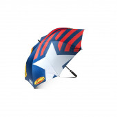 FMF Motocross Regenschirm / Umbrella Rot Blau