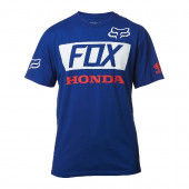 Fox T-Shirt Honda Basic Blau Größe L
