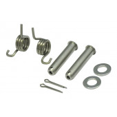 Fußrasten Bolzen + Feder Kit Kawasaki KXF 250, 450 2009- 